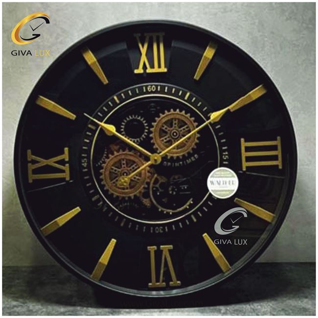 ساعت دیواری اورجینال والتر آلیاژ فلزی مشکی| کد رفرنس 6126