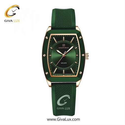 ساعت مچی اورجینال زنانه ناوی فورس|Naviforce|نوی فورس|نیوی فورس سبز-طلایی | سبز| سبز| کد رفرنس NF5049