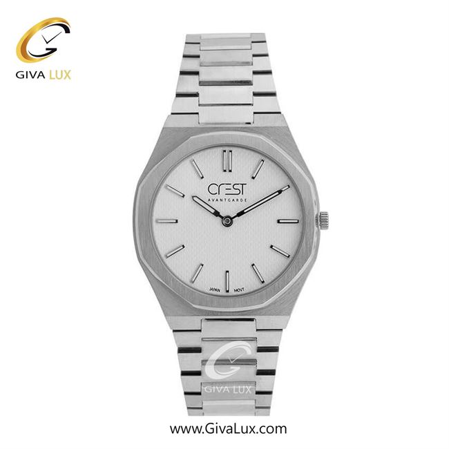 ساعت مچی اورجینال زنانه کرست نقره ای | نقره ای| نقره ای| کد رفرنس Crest 6243-2