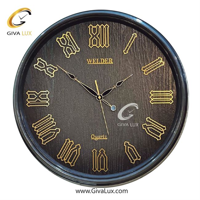 ساعت دیواری اورجینال ولدر PVC طوسی| کد رفرنس 630