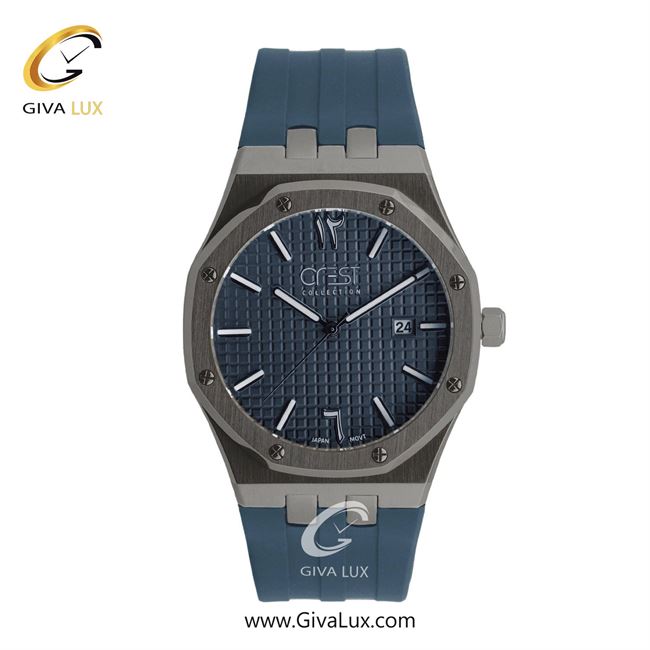 ساعت مچی اورجینال مردانه کرست تیتانیوم | سرمه ای| سرمه ای| کد رفرنس Crest 6314-1