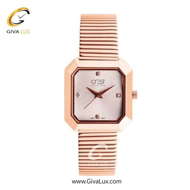 ساعت مچی اورجینال زنانه کرست رزگلد | رزگلد| رزگلد| کد رفرنس Crest 6317-4