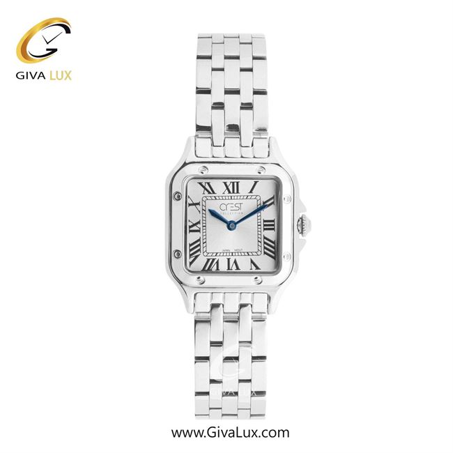ساعت مچی اورجینال زنانه کرست نقره ای | نقره ای| نقره ای| کد رفرنس Crest 6326-1