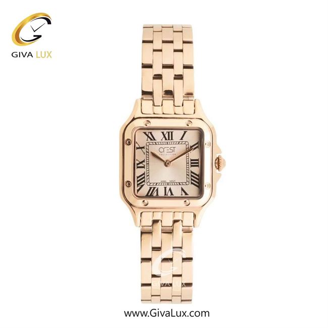 ساعت مچی اورجینال زنانه کرست رزگلد | رزگلد| رزگلد| کد رفرنس Crest 6326-5