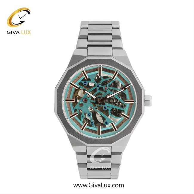 ساعت مچی اورجینال مردانه کرست نقره ای | نقره ای| سبزآبی| کد رفرنس Crest 6330-2