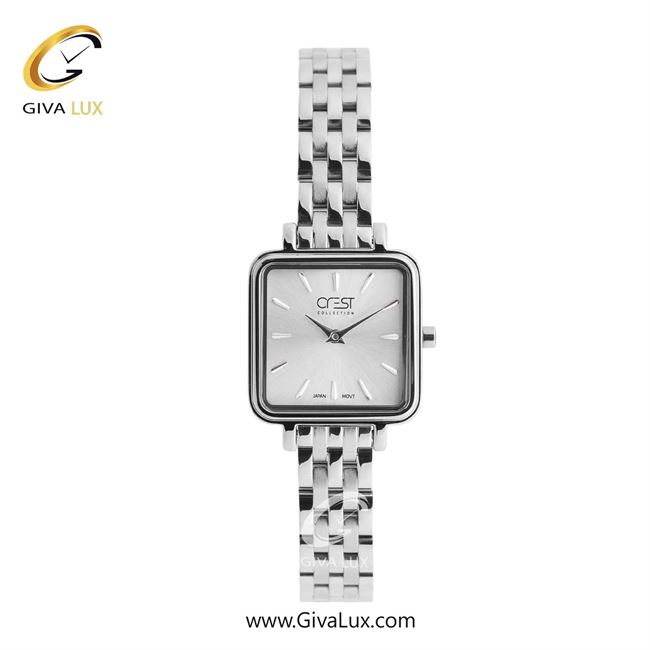 ساعت مچی اورجینال زنانه کرست نقره ای | نقره ای| نقره ای| کد رفرنس Crest 6332-1