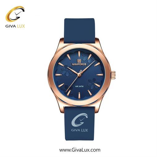 ساعت مچی اورجینال زنانه ناوی فورس|Naviforce|نوی فورس|نیوی فورس رزگلد | آبی| آبی| کد رفرنس NF5051 RG/BE/BE