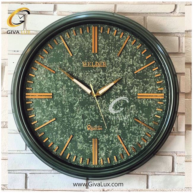 ساعت دیواری اورجینال ولدر PVC سبز| کد رفرنس 641