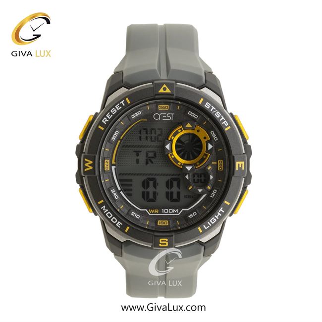 ساعت مچی اورجینال مردانه کرست مشکی | طوسی| مشکی| کد رفرنس Crest 9502-1