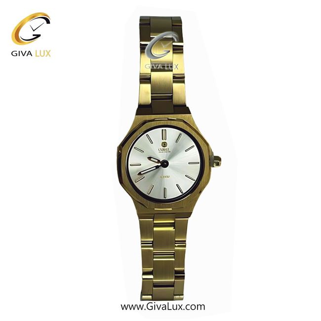 ساعت مچی اورجینال زنانه کوبل | COBEL  طلایی | طلایی| سفید| کد رفرنس 6460L 6460L-3.jpg