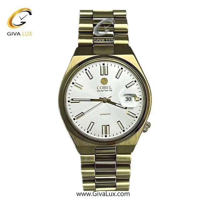ساعت مچی اورجینال مردانه کوبل | COBEL  طلایی | طلایی| سفید| کد رفرنس 6487 6487-3.jpg
