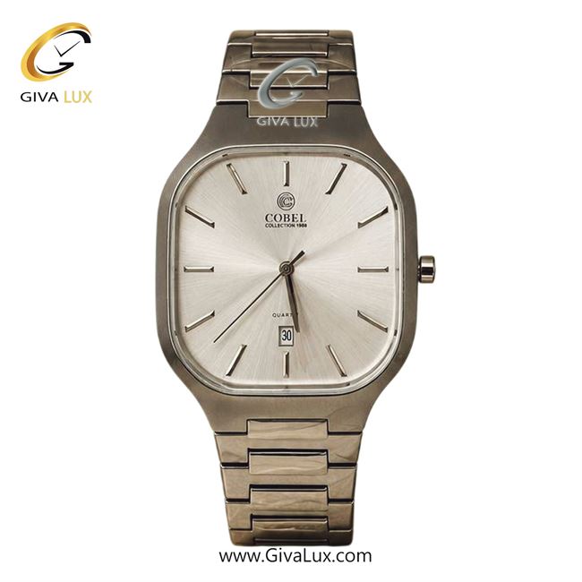 ساعت مچی اورجینال مردانه کوبل | COBEL  نقره ای | نقره ای| سفید| کد رفرنس 6502G 6502G-1.jpg