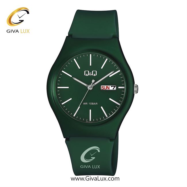 ساعت مچی اورجینال زنانه کیو اند کیو Q&Q سبز | سبز| سبز| کد رفرنس A212J013Y