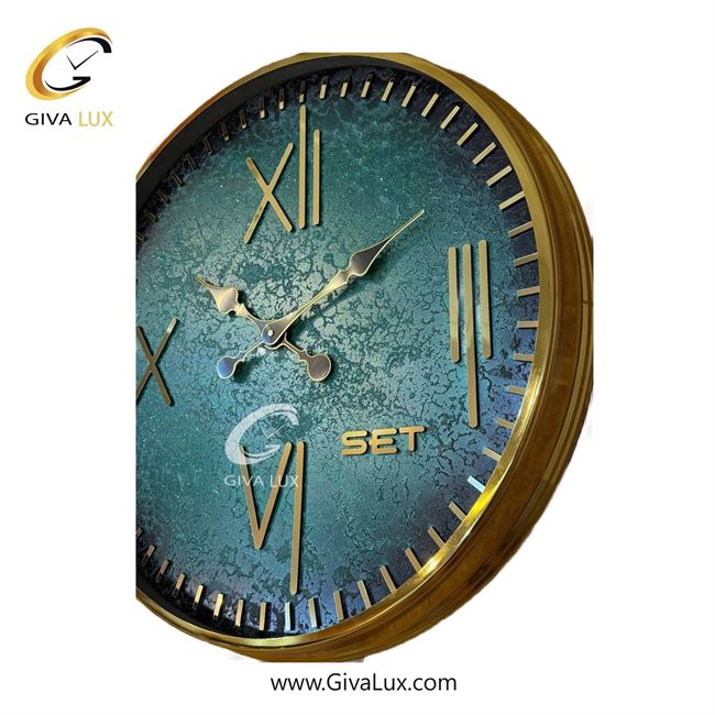 ساعت دیواری اورجینال ست آلیاژ فلزی طلایی| کد رفرنس 105