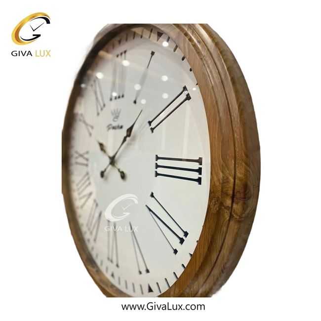 ساعت دیواری اورجینال پاشا چوب قهوه ای| کد رفرنس 656