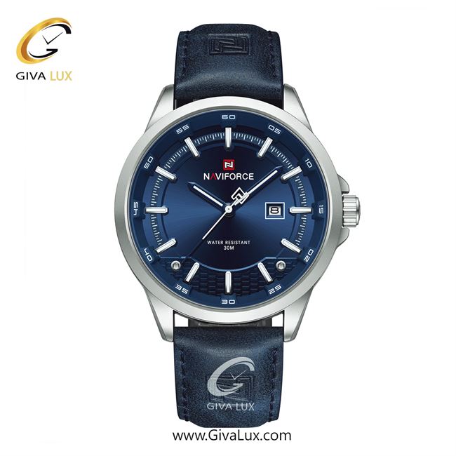 ساعت مچی اورجینال مردانه ناوی فورس|Naviforce|نوی فورس|نیوی فورس نقره ای | آبی| آبی| کد رفرنس NF9248 L S/BE/BE