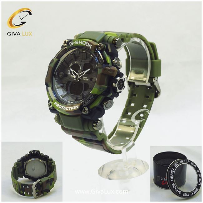 ساعت اسپرت کاسیو جیشاک ورزشی _دارای آلارم و چراغ