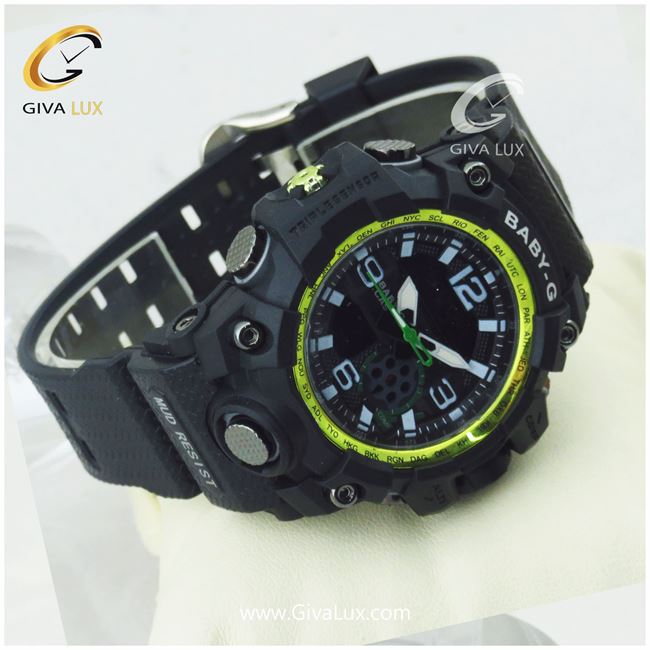 ساعت مچی اسپرت کاسیو جی شاک (BABY-G) سایز کوچک مشکی