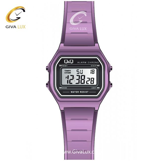 ساعت مچی اورجینال اسپرت کیو اند کیو Q&Q بنفش | بنفش| بنفش| کد رفرنس M173J015Y