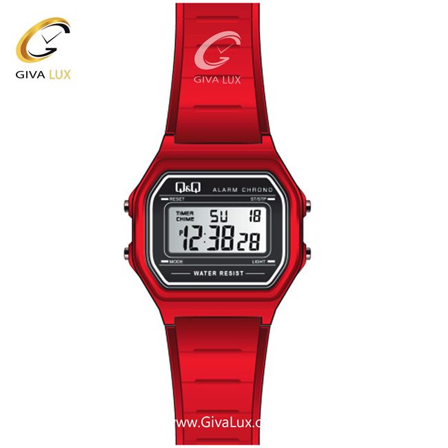 ساعت مچی اورجینال اسپرت کیو اند کیو Q&Q قرمز | قرمز| قرمز| کد رفرنس M173J021Y