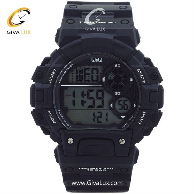 ساعت مچی اورجینال اسپرت کیو اند کیو Q&Q مشکی | مشکی| طوسی| کد رفرنس M144J002Y