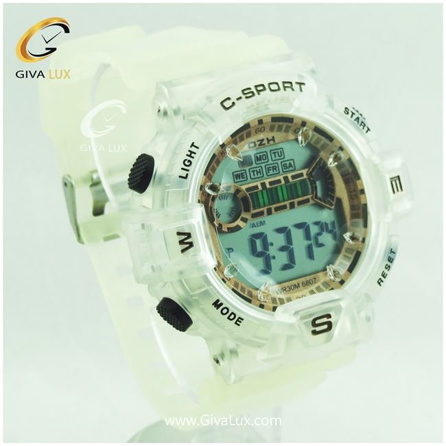 ساعت مچی دیجیتال بچه گانه-اسپرت شیری | شیری| رزگلد| DZH