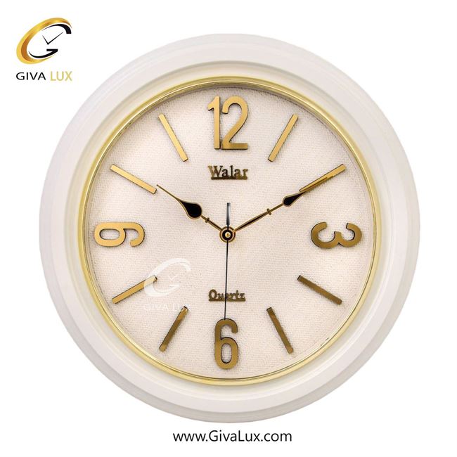 ساعت دیواری اورجینال والار PVC سفید| کد رفرنس 102