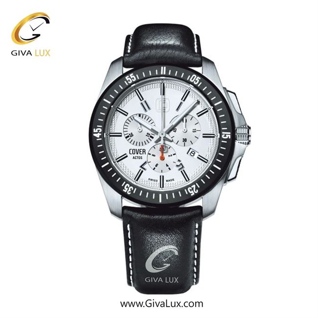ساعت مچی اورجینال مردانه کاور سه موتوره کرنوگراف مشکی | مشکی| سفید| کد رفرنس CO150.ST2LBK