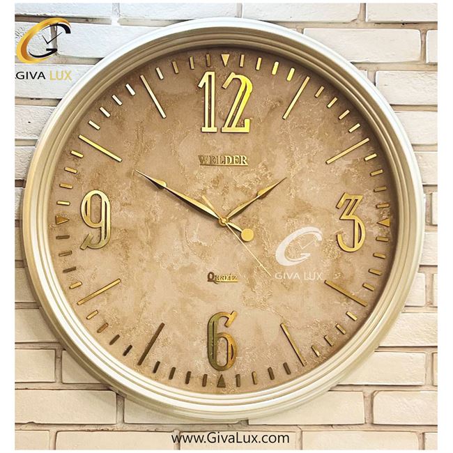 ساعت دیواری اورجینال ولدر PVC سفید| کد رفرنس 7018