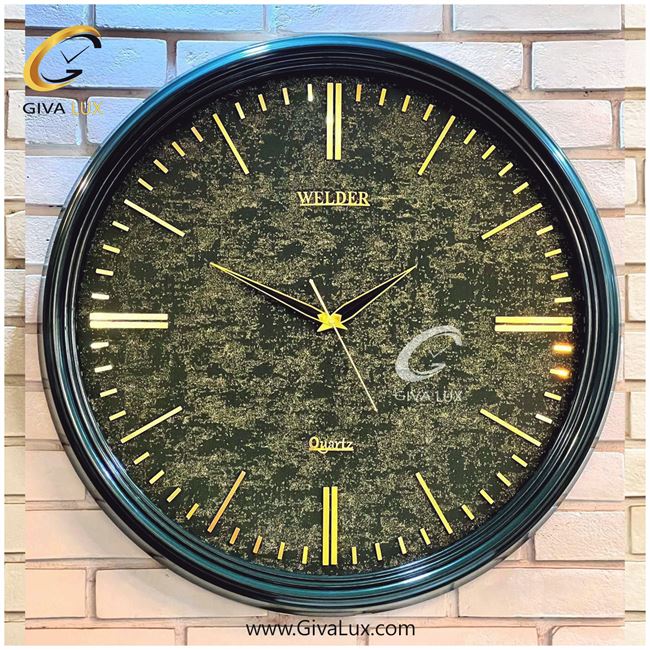 ساعت دیواری اورجینال ولدر PVC سبز| کد رفرنس 7019