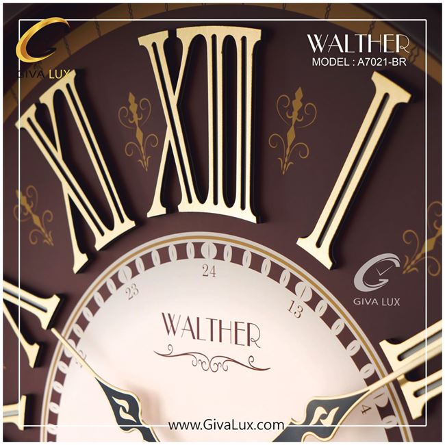 ساعت دیواری اورجینال والتر چوب قهوه ای| کد رفرنس 7021BR 7021-BR-1.jpg