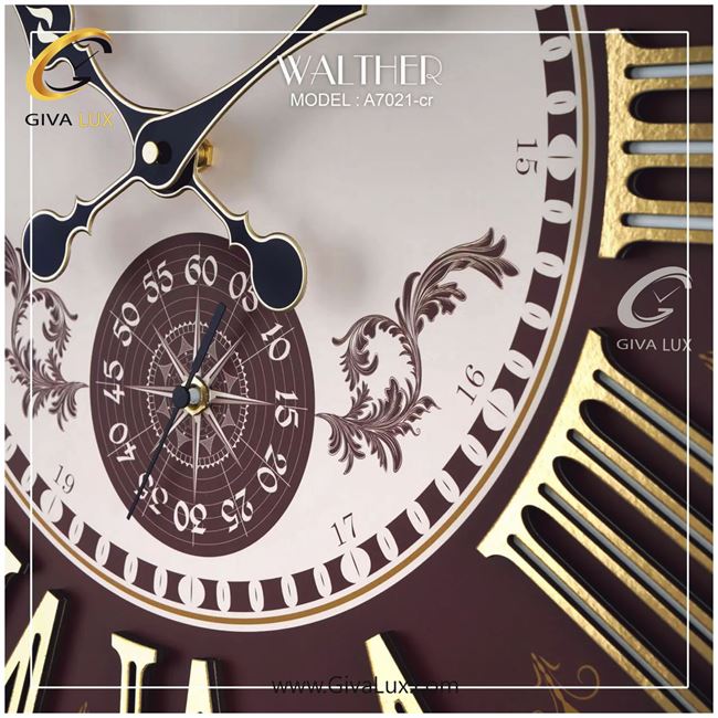 ساعت دیواری اورجینال والتر چوب کرم| کد رفرنس 7021CR 7021-CR-1.jpg