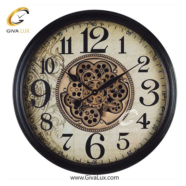 ساعت دیواری اورجینال والتر آلیاژ فلزی مشکی| کد رفرنس 7101