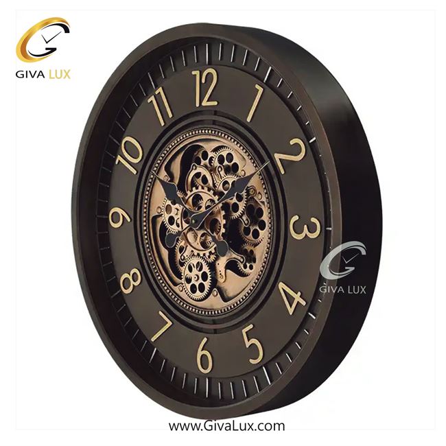 ساعت دیواری اورجینال والتر آلیاژ فلزی مشکی| کد رفرنس 7101 7102-1.jpg