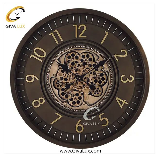 ساعت دیواری اورجینال والتر آلیاژ فلزی قهوه ای| کد رفرنس 7102