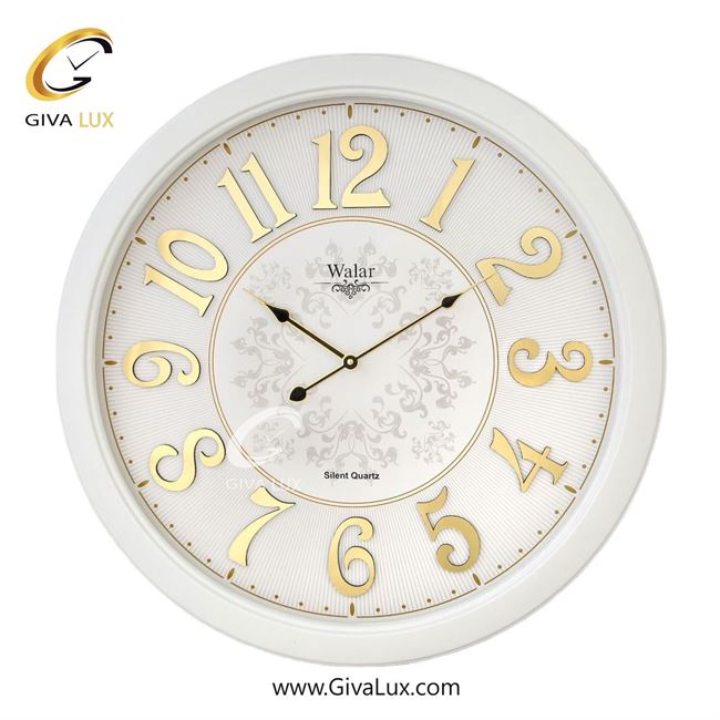 ساعت دیواری اورجینال والار PVC سفید| کد رفرنس 603