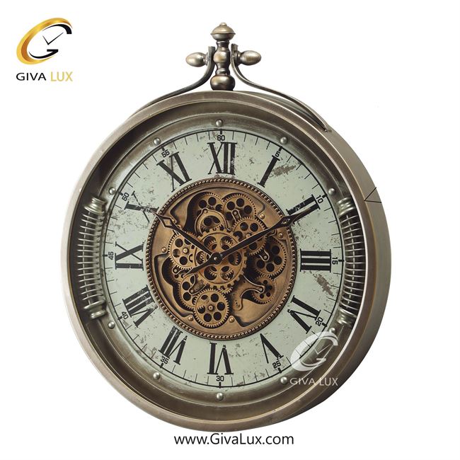 ساعت دیواری اورجینال والتر آلیاژ فلزی-چوب مشکی| کد رفرنس 7112 7113-1.jpg