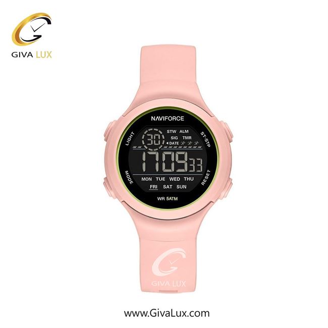 ساعت مچی اورجینال زنانه ناوی فورس|Naviforce|نوی فورس|نیوی فورس صورتی | صورتی| مشکی| کد رفرنس NF7119 PK/PK
