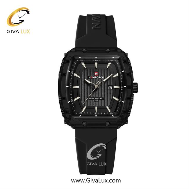 ساعت مچی اورجینال زنانه ناوی فورس|Naviforce|نوی فورس|نیوی فورس مشکی | مشکی| مشکی| کد رفرنس NF7124 B/B/B