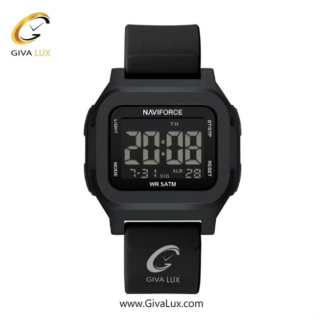 ساعت مچی اورجینال مردانه ناوی فورس|Naviforce|نوی فورس|نیوی فورس  مشکی | مشکی| مشکی| کد رفرنس NF7137 B/B