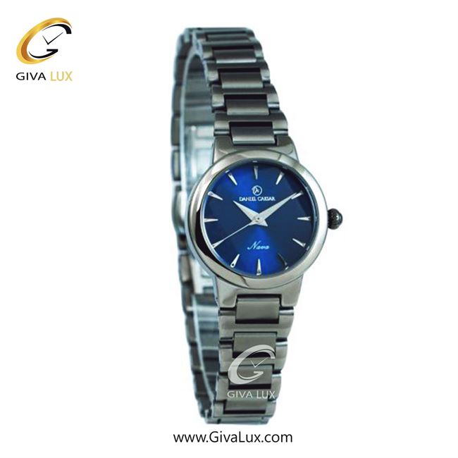 ساعت مچی اورجینال زنانه دنیل سزار تیتانیوم | تیتانیوم(زغالی)| سرمه ای| کد رفرنس DC-1274