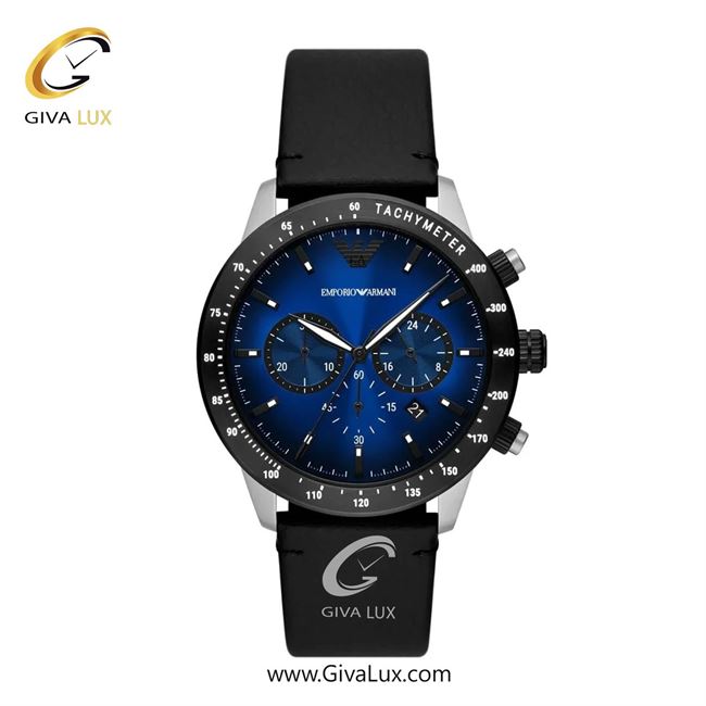 ساعت مچی اورجینال مردانه امپریو آرمانی سه موتوره کرنوگراف مشکی | مشکی| سرمه ای| کد رفرنس ar11522