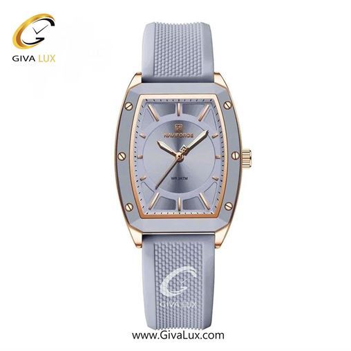 ساعت مچی اورجینال زنانه ناوی فورس|Naviforce|نوی فورس|نیوی فورس طوسی-طلایی | طوسی| طوسی| کد رفرنس NF5049