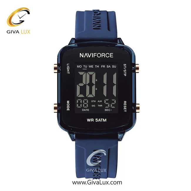 ساعت مچی اورجینال یونیسکس-اسپرت ناوی فورس|Naviforce|نوی فورس|نیوی فورس سرمه ای | سرمه ای| مشکی| کد رفرنس NF7120 D.BE/D.BE