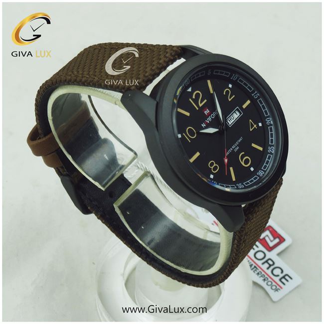 ساعت مچی زنانه بند برزنتی ناوی فورس(نیوی فورس)   NF9101 B/Y/BN 774_44678-2.jpg