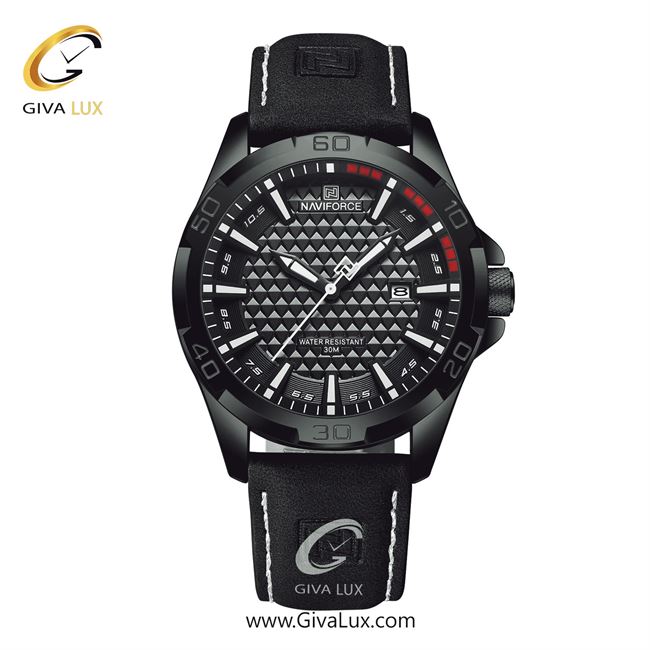 ساعت مچی اورجینال مردانه ناوی فورس|Naviforce|نوی فورس|نیوی فورس مشکی | مشکی| مشکی| کد رفرنس NF8023-B/W/B