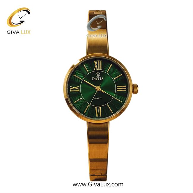 ساعت مچی اورجینال زنانه داتیس  طلایی | طلایی| سبز یشمی تیره| کد رفرنس 9278