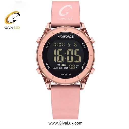 ساعت مچی اورجینال زنانه ناوی فورس|Naviforce|نوی فورس|نیوی فورس صورتی | صورتی| مشکی| کد رفرنس NF7108 P/P