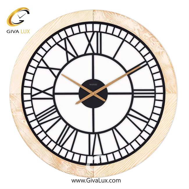 ساعت دیواری اورجینال والتر چوب-آلیاژ فلزی کرم| کد رفرنس 8071WW