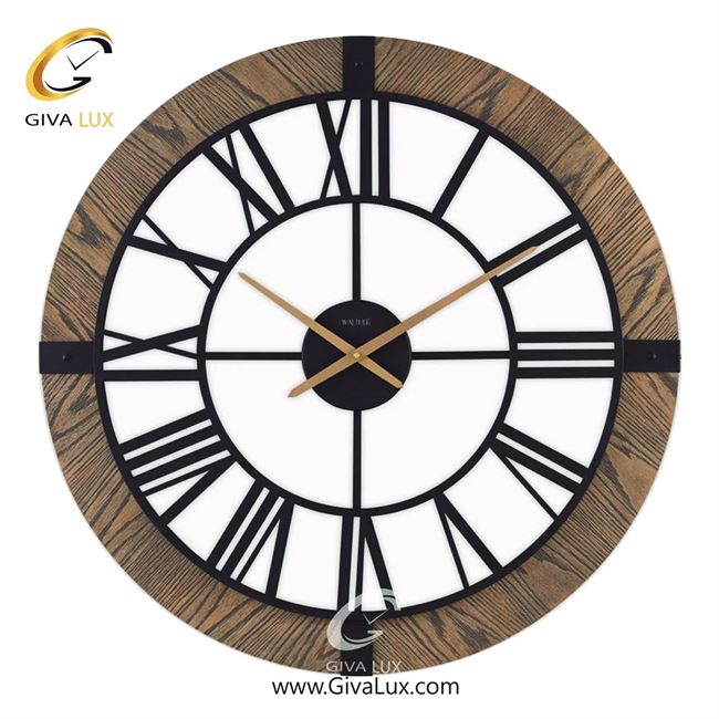 ساعت دیواری اورجینال والتر چوب-آلیاژ فلزی قهوه ای| کد رفرنس 8073WGR